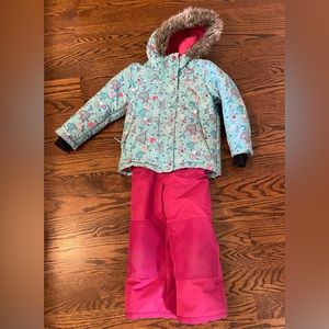 Girls Gusti 2 piece ski suit